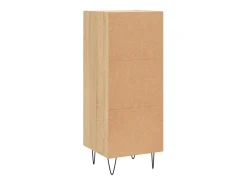 Aparador de roble Sonoma 34,5 x 34 x 90 cm Madera de ingeniería