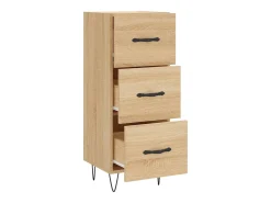 Aparador de roble Sonoma 34,5 x 34 x 90 cm Madera de ingeniería