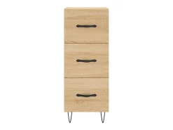 Aparador de roble Sonoma 34,5 x 34 x 90 cm Madera de ingeniería