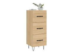 Aparador de roble Sonoma 34,5 x 34 x 90 cm Madera de ingeniería