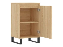 Aparador de roble Sonoma 40x35x70 cm madera de ingeniería