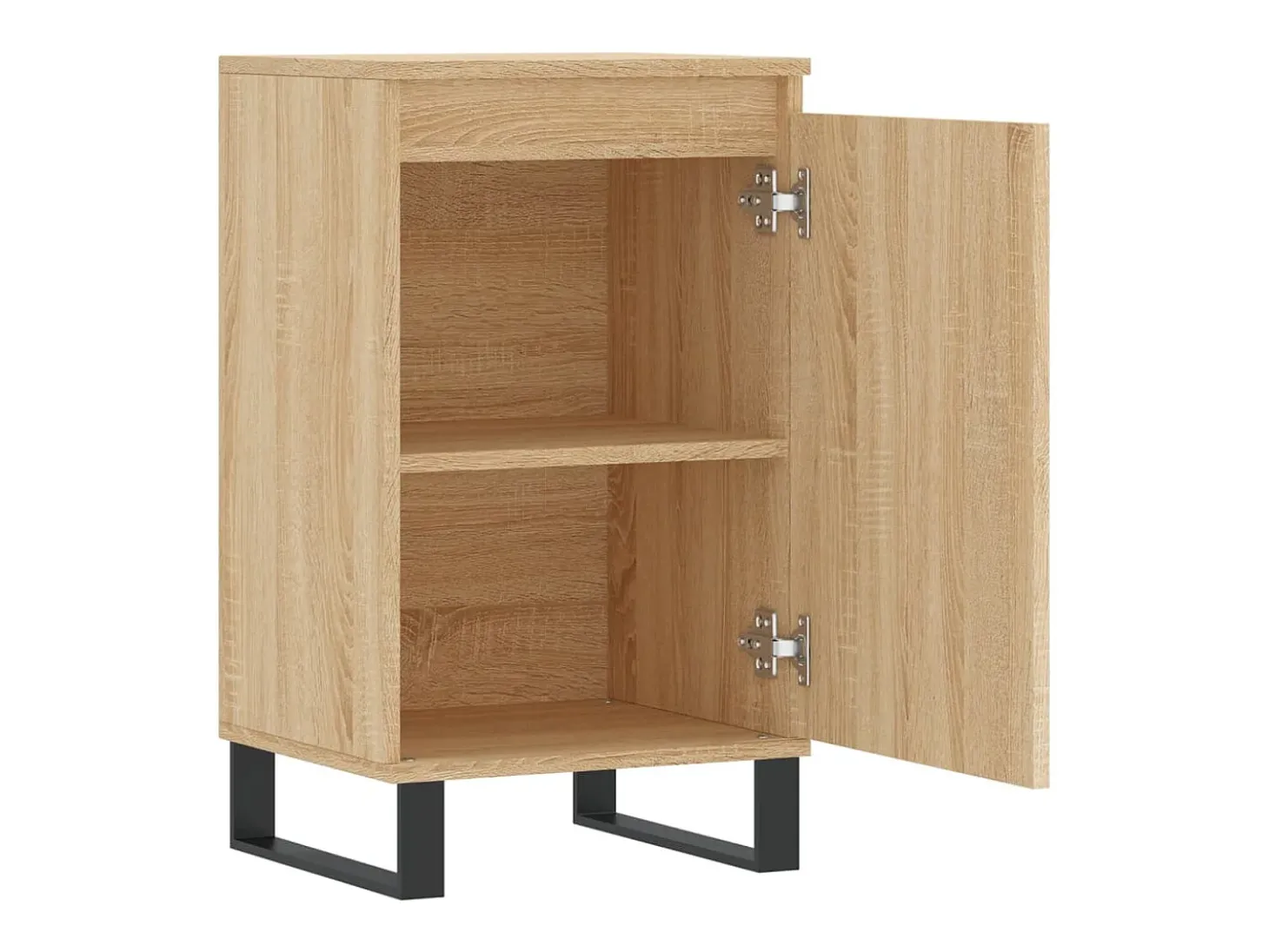 Aparador de roble Sonoma 40x35x70 cm madera de ingeniería