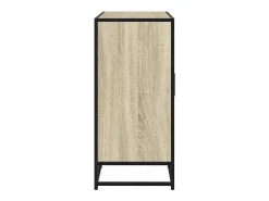 Aparador de roble Sonoma 92x35x76 cm madera de ingeniería