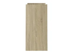 Aparador de roble Sonoma 73,5x35x75 cm madera de ingeniería