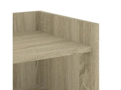Aparador de roble Sonoma 73,5x35x75 cm madera de ingeniería