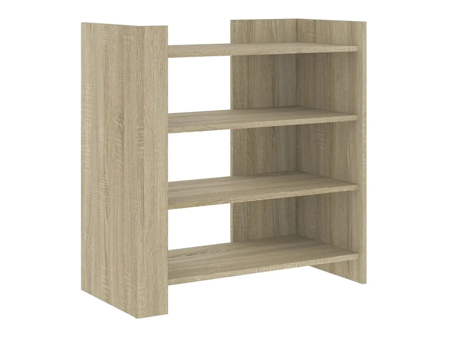 Aparador de roble Sonoma 73,5x35x75 cm madera de ingeniería