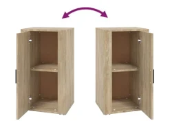 Aparador de roble Sonoma 40x33x70 cm Madera de ingeniería