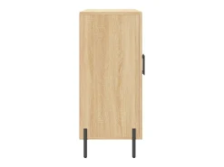 Aparador de roble Sonoma 90x34x80 cm madera de ingeniería