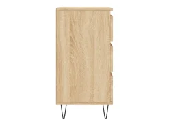 Aparador de roble Sonoma 60x35x70 cm Madera de ingeniería