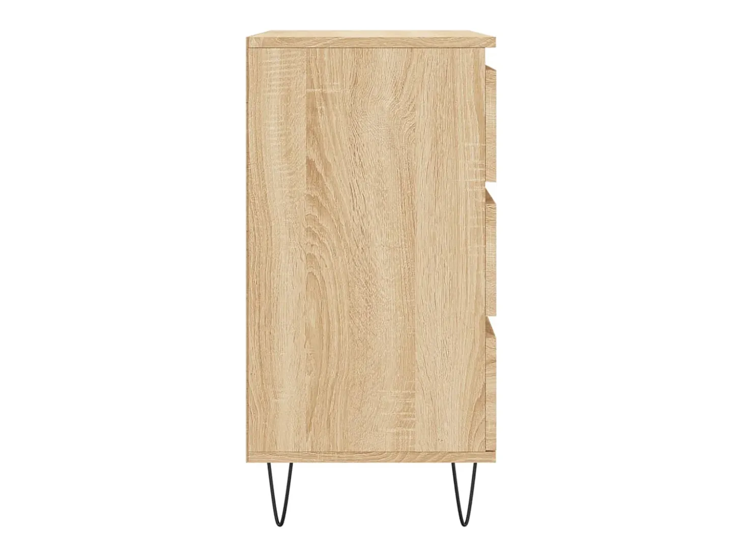 Aparador de roble Sonoma 60x35x70 cm Madera de ingeniería