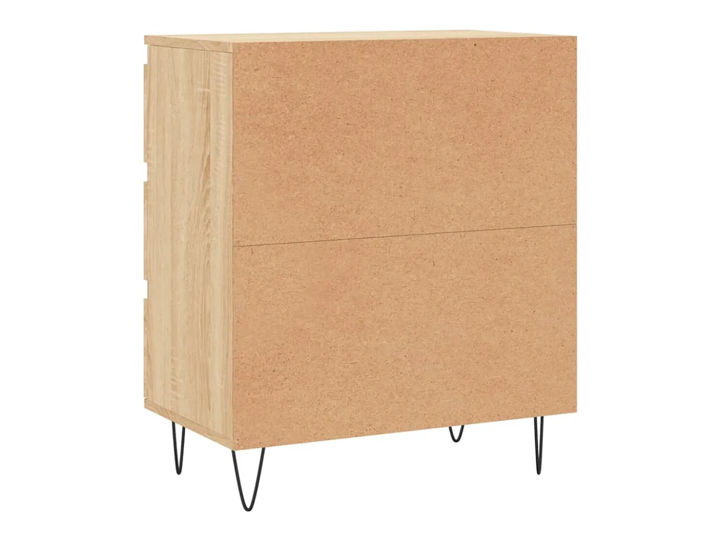 Aparador de roble Sonoma 60x35x70 cm Madera de ingeniería