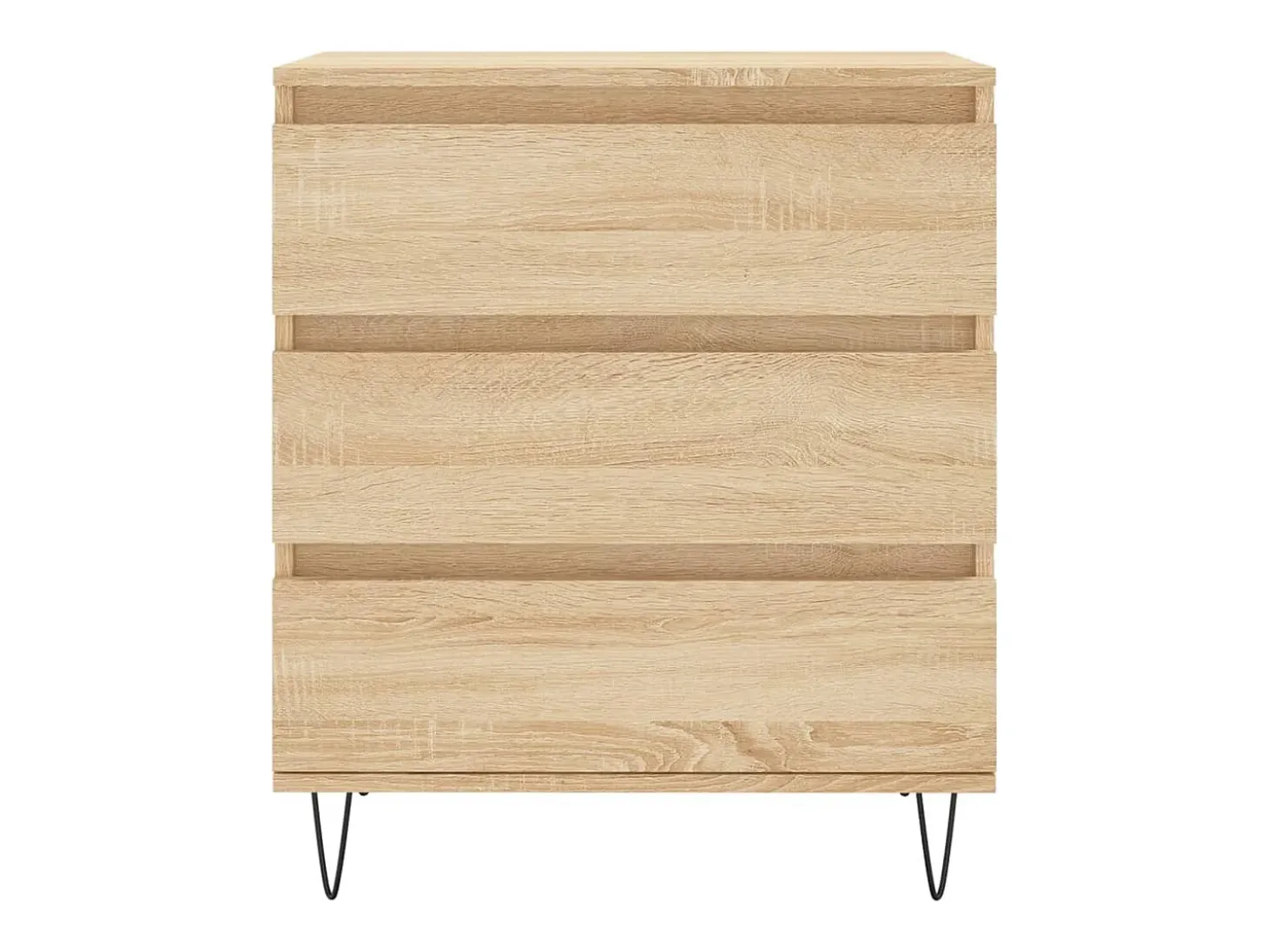 Aparador de roble Sonoma 60x35x70 cm Madera de ingeniería