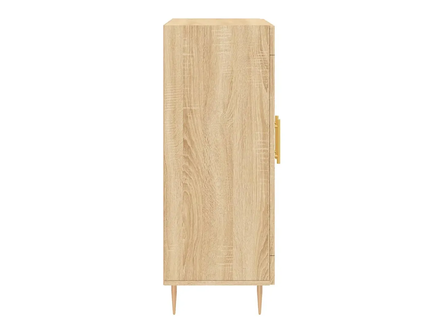 Aparador de roble Sonoma 69,5x34x90 cm madera de ingeniería