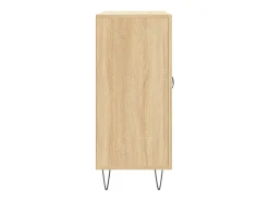 Aparador de roble Sonoma 90x34x80 cm madera de ingeniería