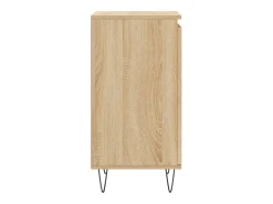 Aparador de roble Sonoma 40x35x70 cm madera de ingeniería