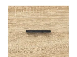 Aparador de roble Sonoma 69,5x34x90 cm madera de ingeniería