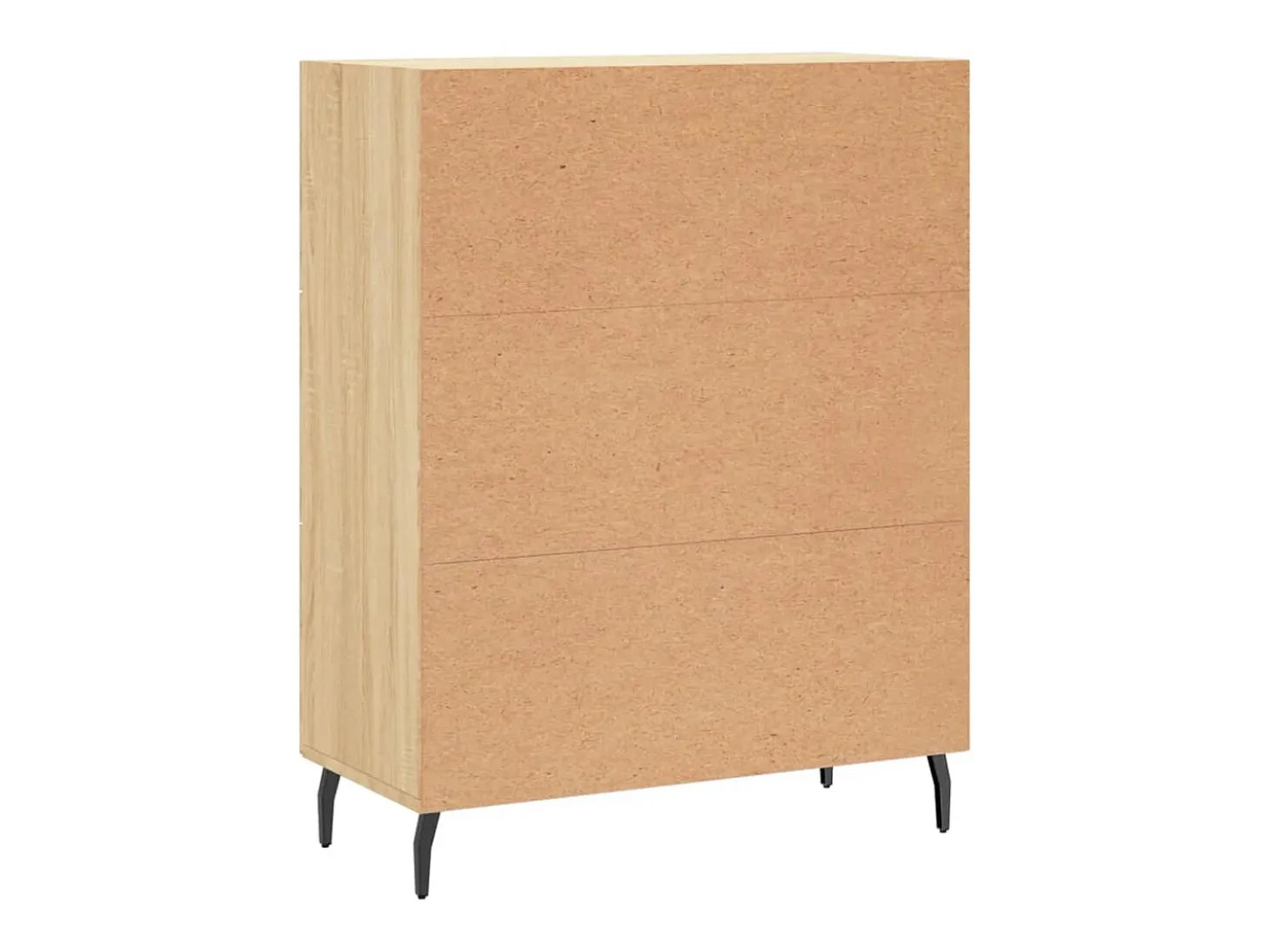 Aparador de roble Sonoma 69,5x34x90 cm madera de ingeniería