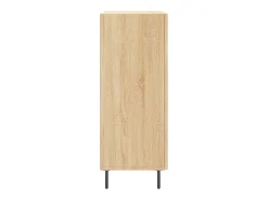 Aparador de roble Sonoma 69,5x34x90 cm madera de ingeniería