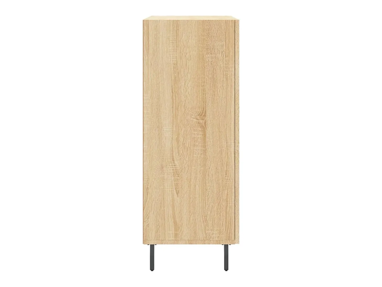 Aparador de roble Sonoma 69,5x34x90 cm madera de ingeniería