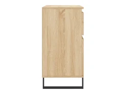 Aparador de roble Sonoma 60x35x70 cm Madera de ingeniería