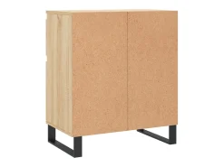 Aparador de roble Sonoma 60x35x70 cm Madera de ingeniería