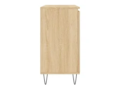 Aparador de roble Sonoma 104x35x70 cm madera de ingeniería
