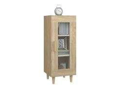 Aparador de roble Sonoma 34,5 x 34 x 90 cm Madera de ingeniería