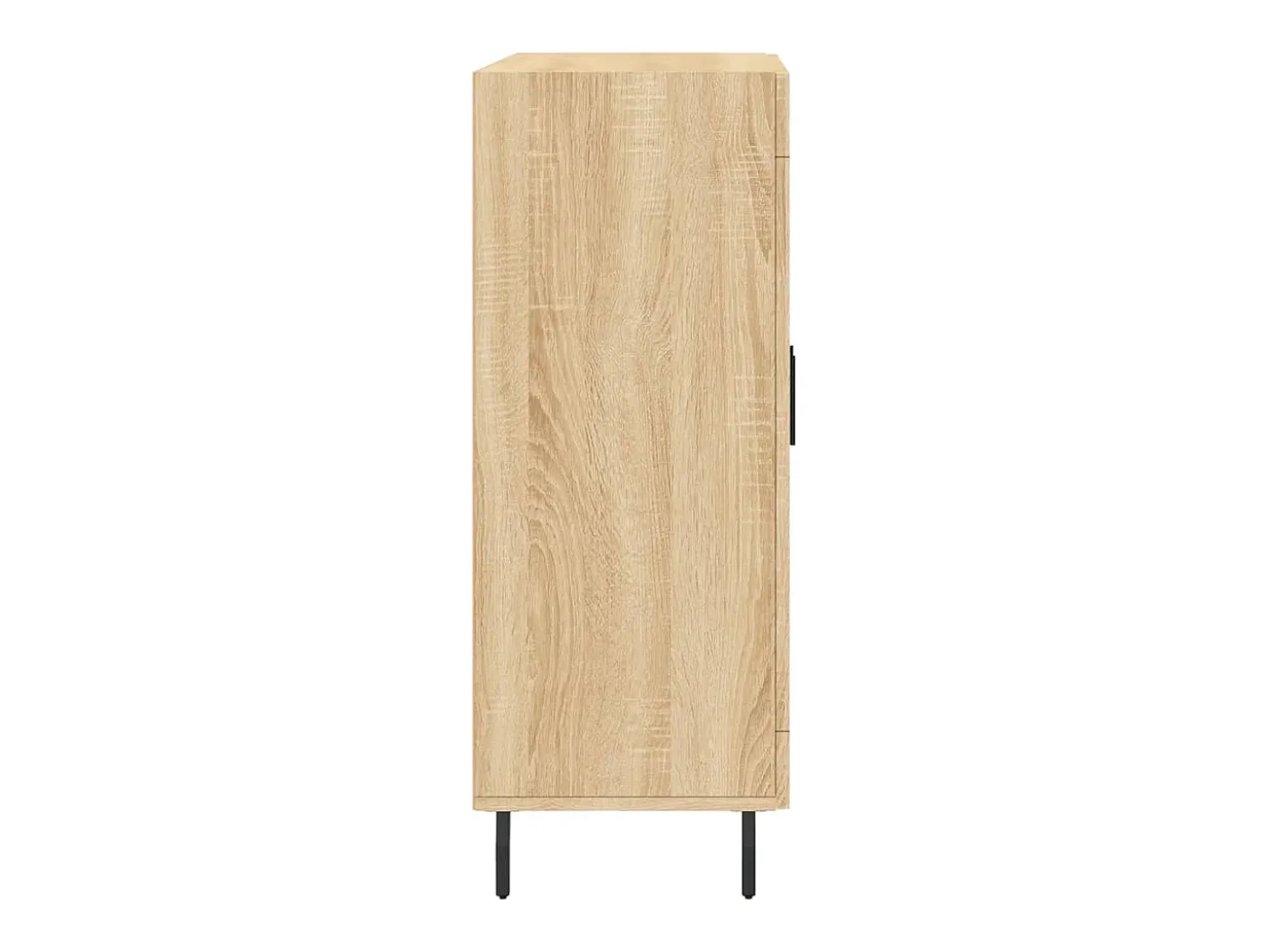 Aparador de roble Sonoma 69,5x34x90 cm madera de ingeniería