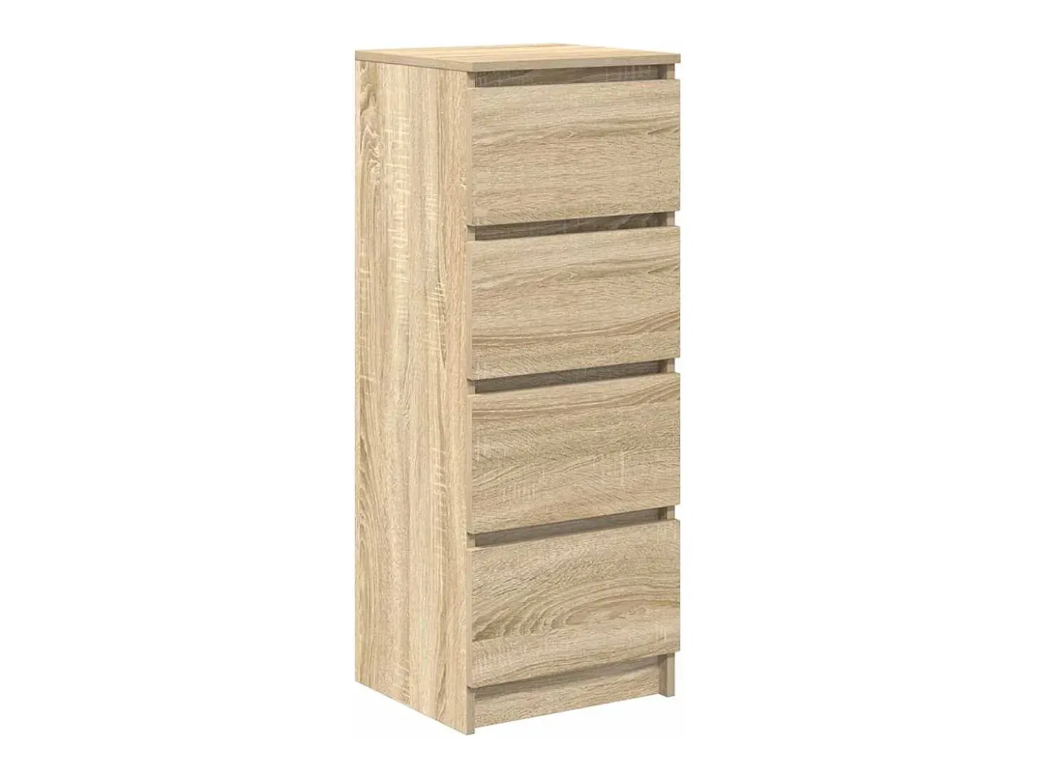 Aparador de roble Sonoma 37,5x35x99 cm madera de ingeniería