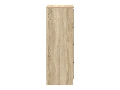 Aparador de roble Sonoma 37,5x35x99 cm madera de ingeniería