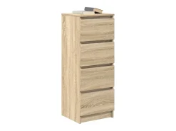 Aparador de roble Sonoma 37,5x35x99 cm madera de ingeniería