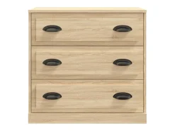 Aparador de roble Sonoma 70x35,5x67,5 cm madera de ingeniería