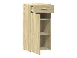 Aparador de roble Sonoma 45x42,5x93 cm madera de ingeniería
