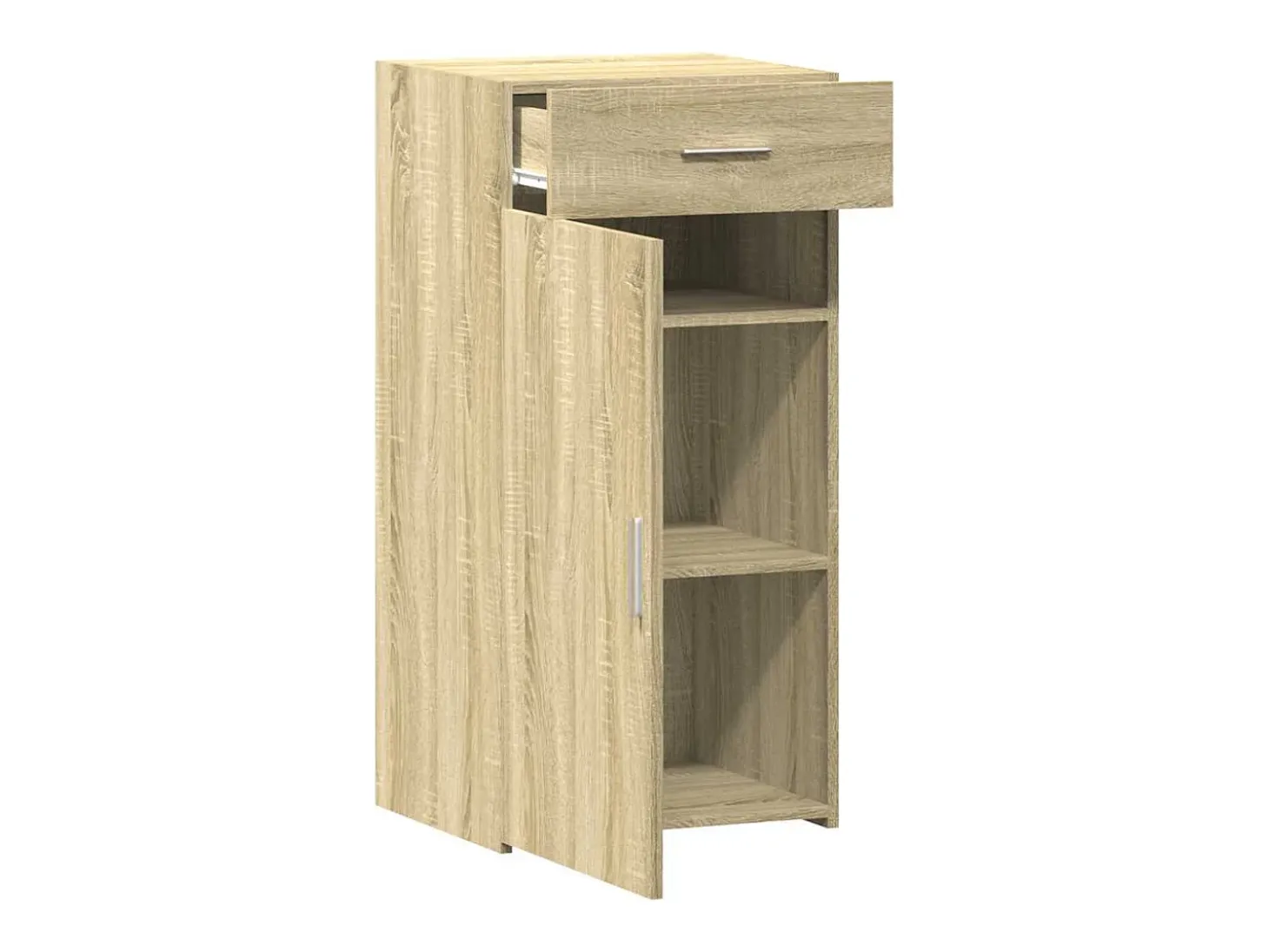 Aparador de roble Sonoma 45x42,5x93 cm madera de ingeniería