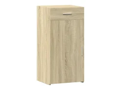 Aparador de roble Sonoma 45x42,5x93 cm madera de ingeniería