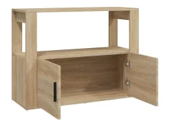 Aparador de roble Sonoma 80x30x60 cm Madera de ingeniería