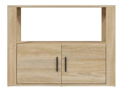 Aparador de roble Sonoma 80x30x60 cm Madera de ingeniería