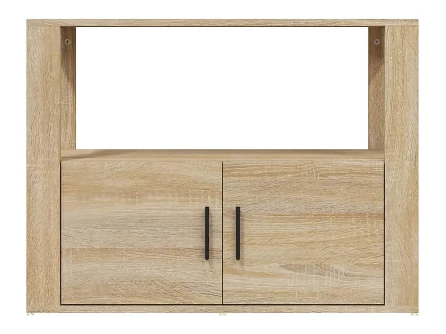 Aparador de roble Sonoma 80x30x60 cm Madera de ingeniería