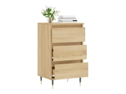 Aparador de roble Sonoma 40x35x70 cm madera de ingeniería