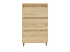 Aparador de roble Sonoma 40x35x70 cm madera de ingeniería