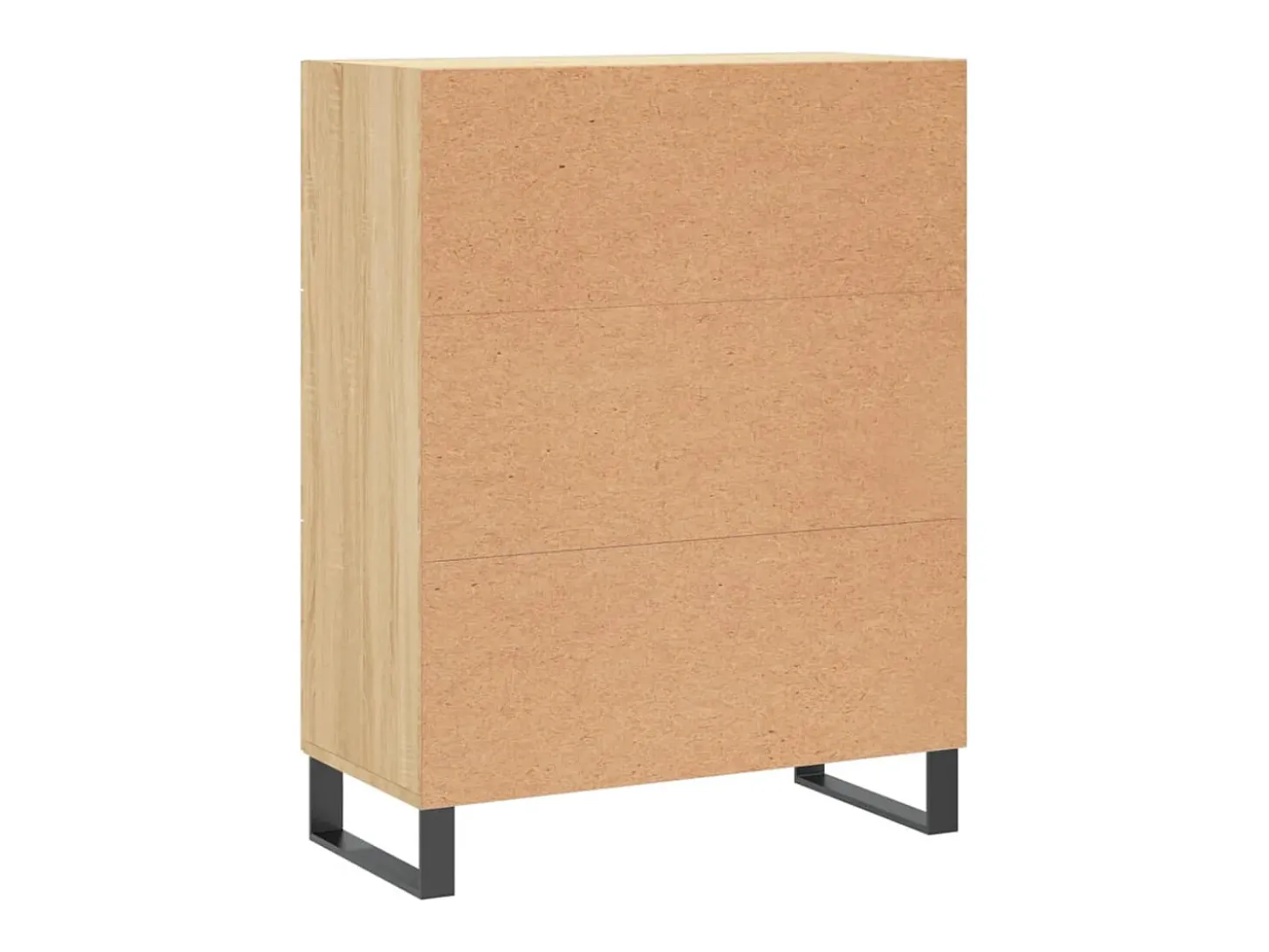 Aparador de roble Sonoma 69,5x34x90 cm madera de ingeniería