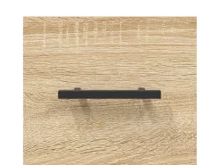 Aparador de roble Sonoma 69,5x34x90 cm madera de ingeniería