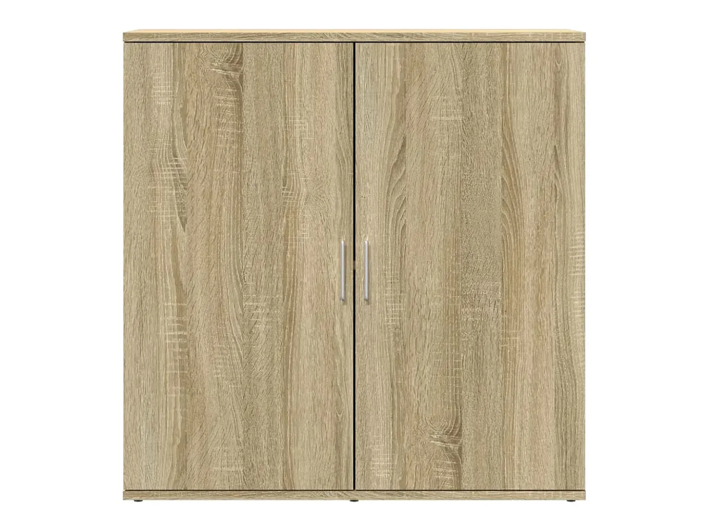 Aparador de roble Sonoma 79x38x80 cm madera de ingeniería