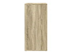 Aparador de roble Sonoma 79x38x80 cm madera de ingeniería
