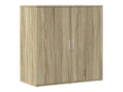 Aparador de roble Sonoma 79x38x80 cm madera de ingeniería