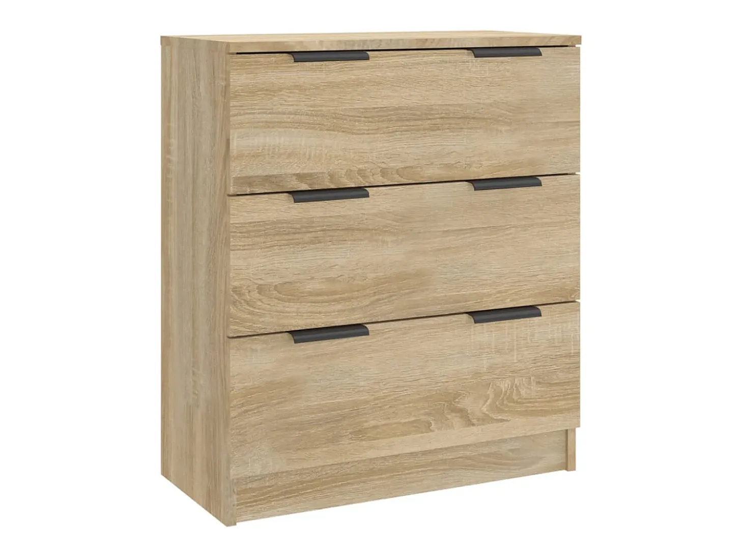 Aparador de roble Sonoma 60x30x70 cm Madera de ingeniería