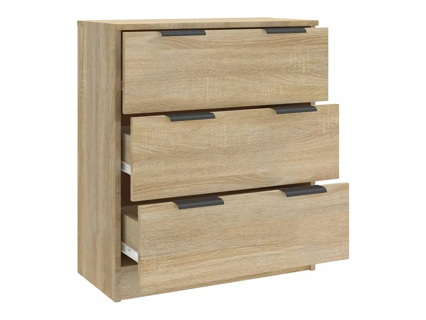 Aparador de roble Sonoma 60x30x70 cm Madera de ingeniería