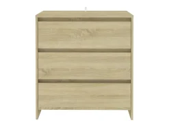 Aparador de roble Sonoma 70x41x75 cm Madera de ingeniería