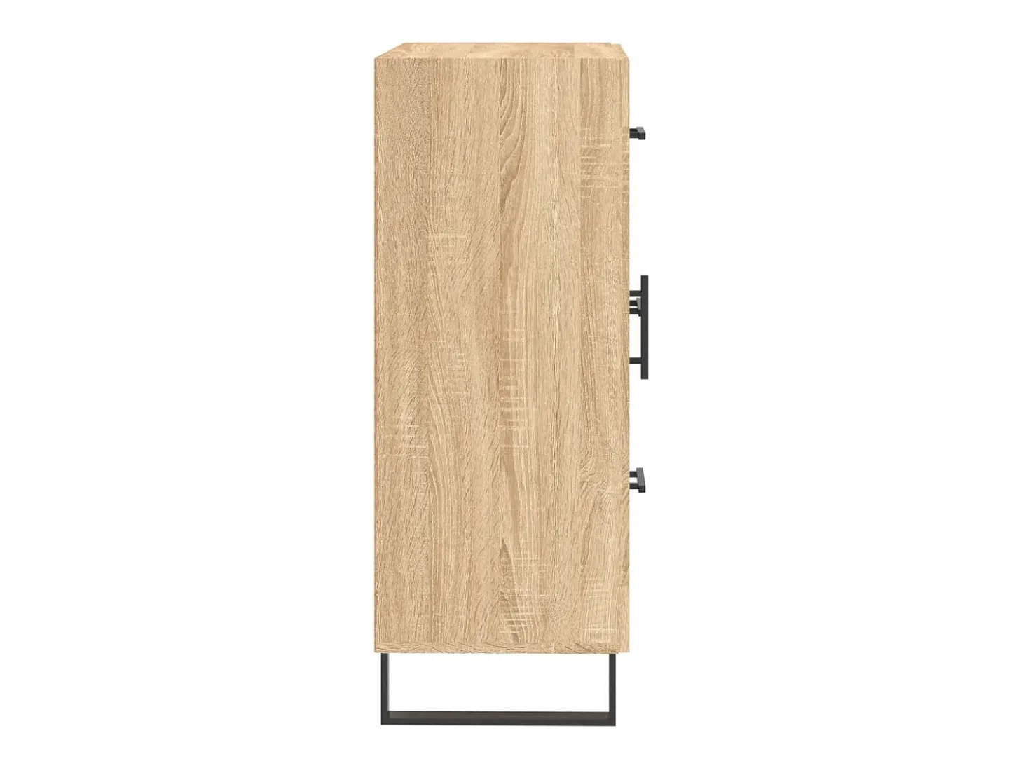 Aparador de roble Sonoma 69,5x34x90 cm madera de ingeniería