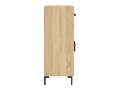 Aparador de roble Sonoma 69,5x34x90 cm madera de ingeniería